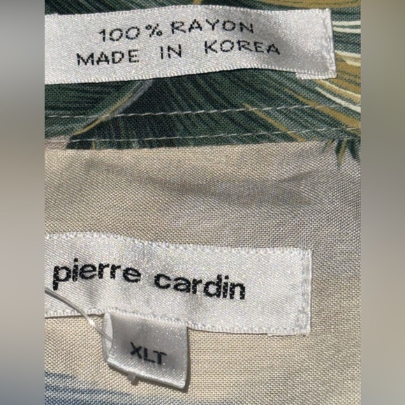 Pierre Cardin Hawaii button up men’s size XL tall NWT - Picture 6 of 7